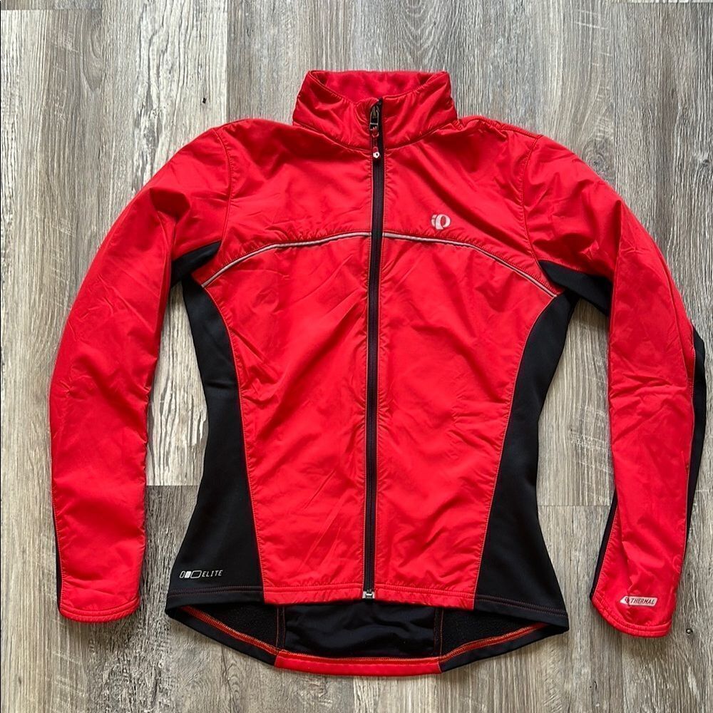 Pearl Izumi Red and Black thermal‎ Jacket•med•like new | A-1606
